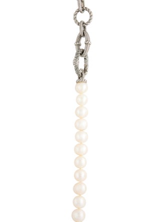 Judith Ripka Pearl & Sapphire Beaded Necklace