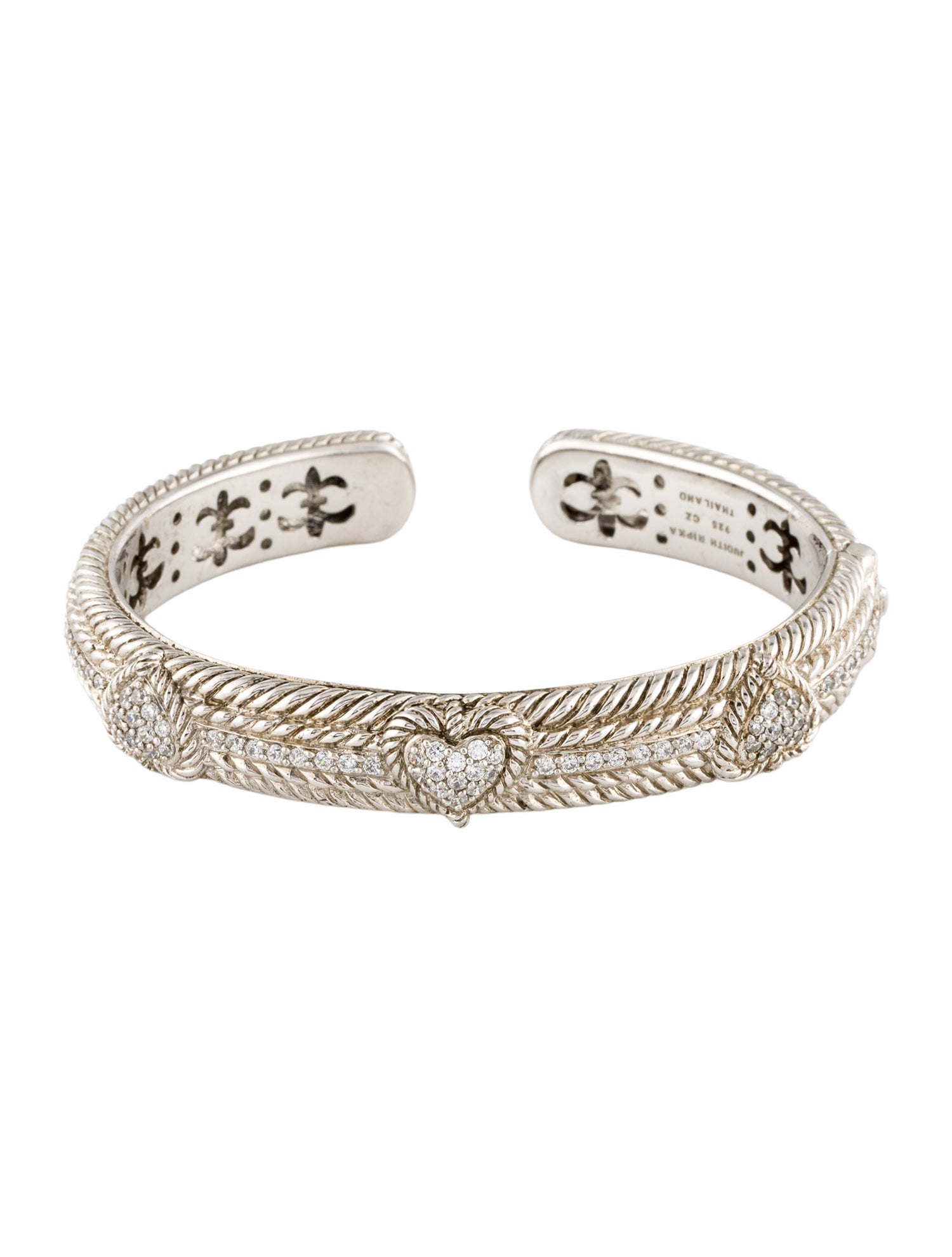 Judith Ripka Cubic Zirconia Cuff Bracelet