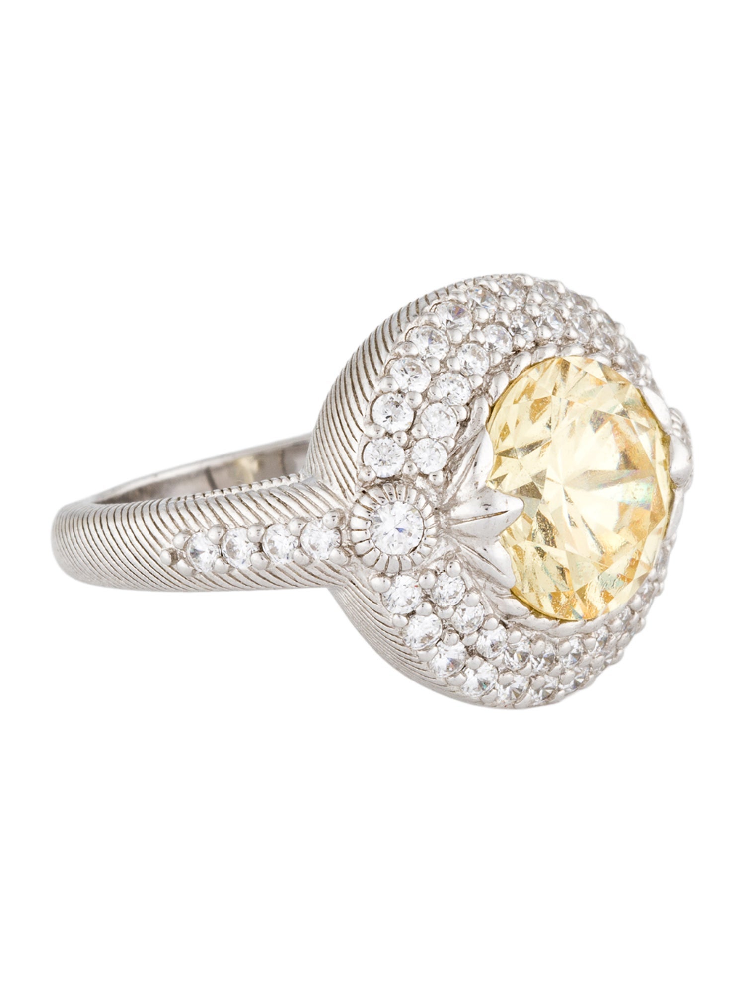 Judith Ripka Cubic Zirconia Cocktail Ring