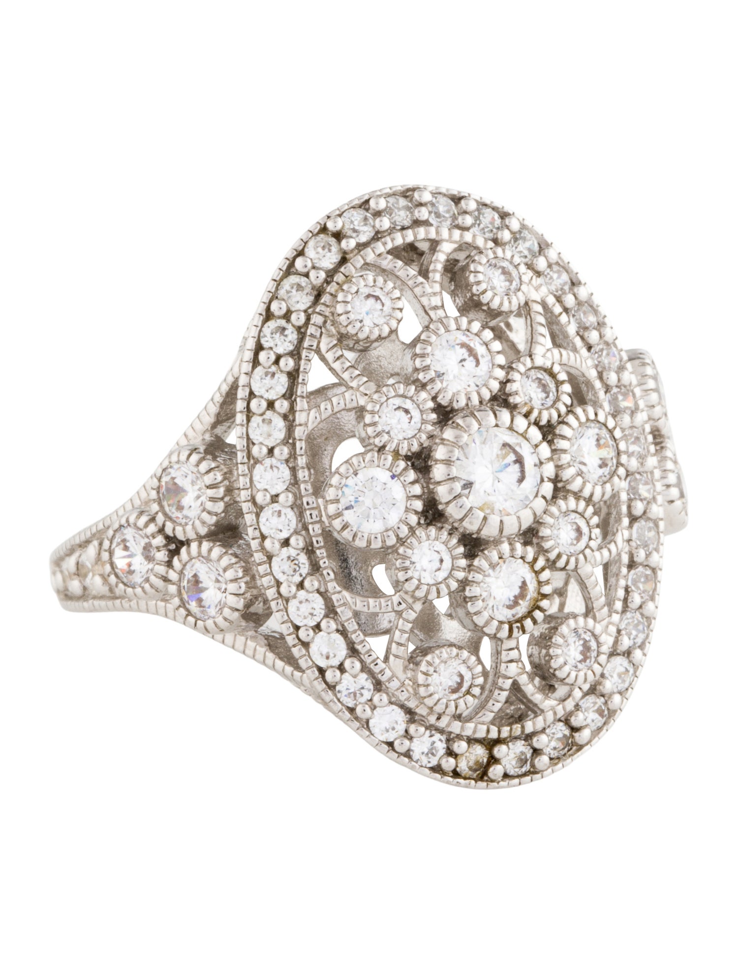 Judith Ripka Cubic Zirconia Cocktail Ring