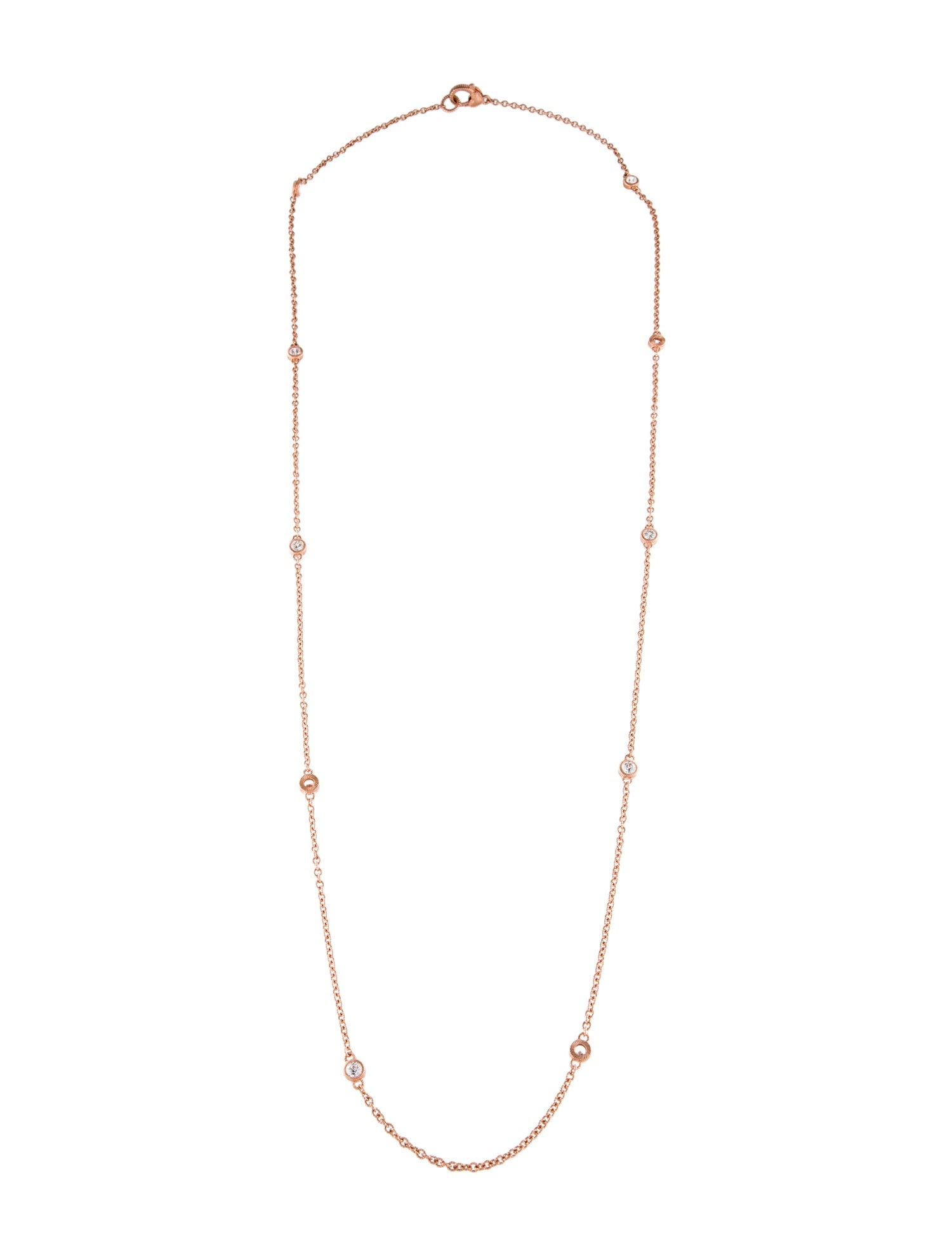 Judith Ripka Cubic Zirconia Station Necklace