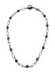 Judith Ripka Smoky Quartz & Citrine Station Necklace