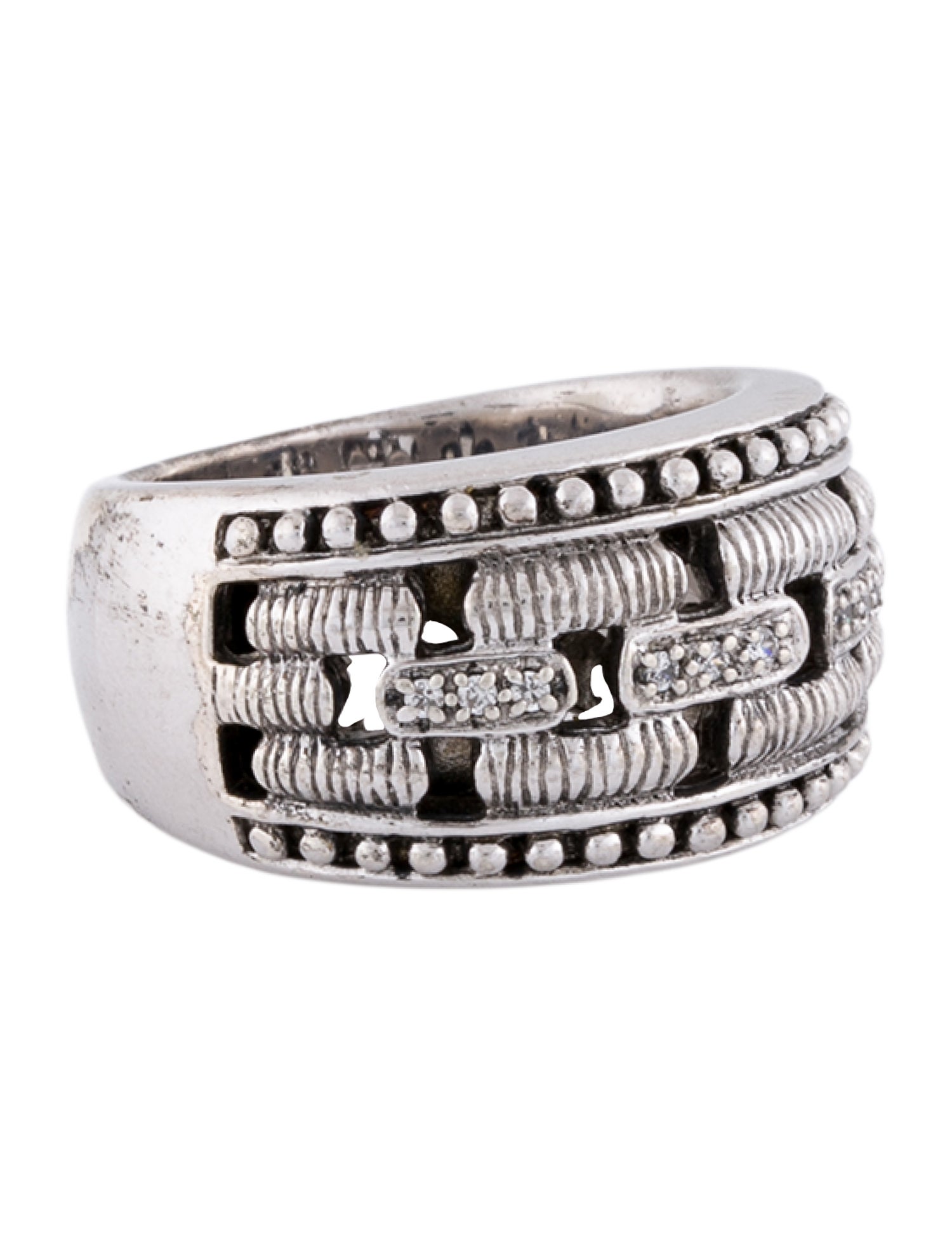 Judith Ripka Cubic Zirconia Band Ring