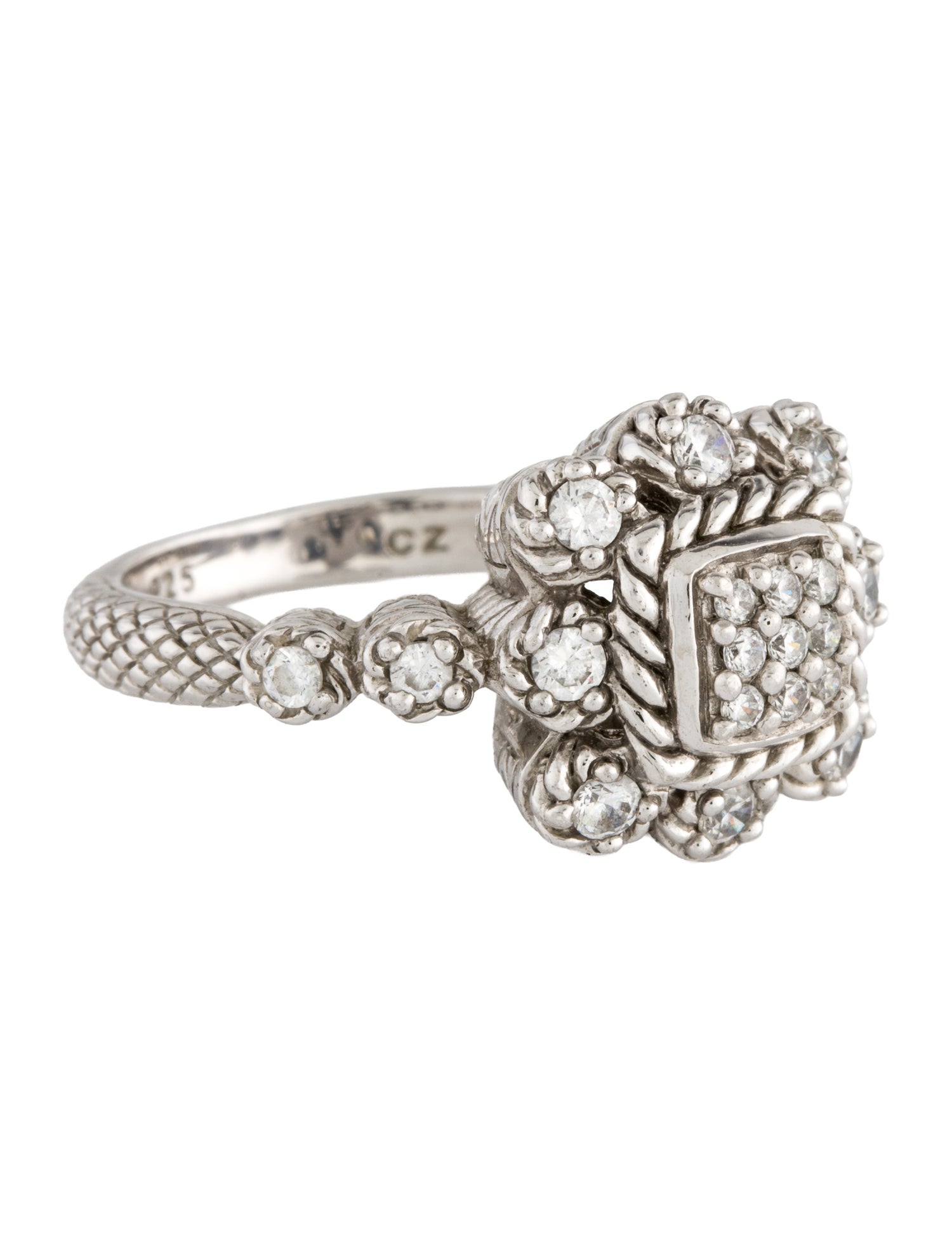 Judith Ripka Cubic Zirconia Cocktail Ring