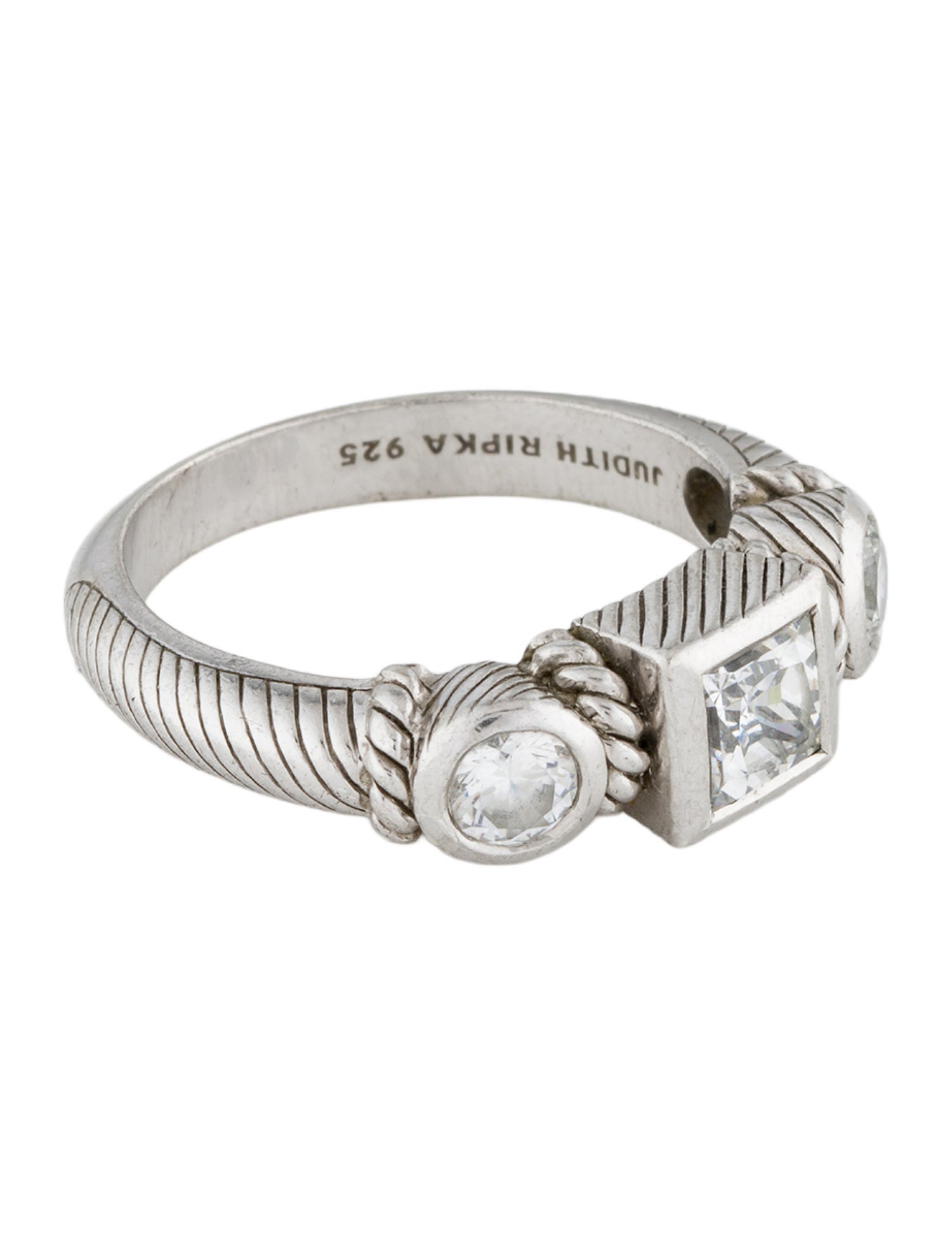 Judith Ripka Cubic Zirconia Cocktail Ring