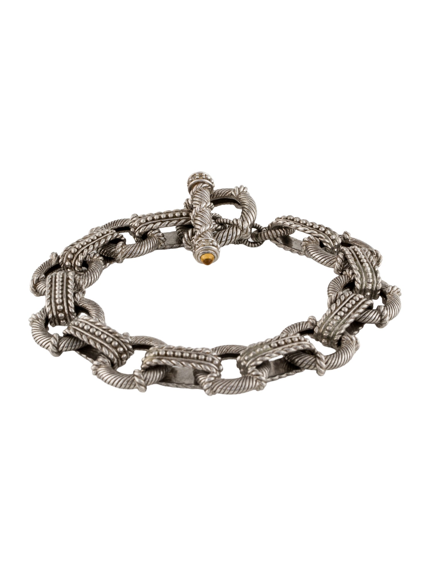 Judith Ripka Citrine Toggle Bracelet