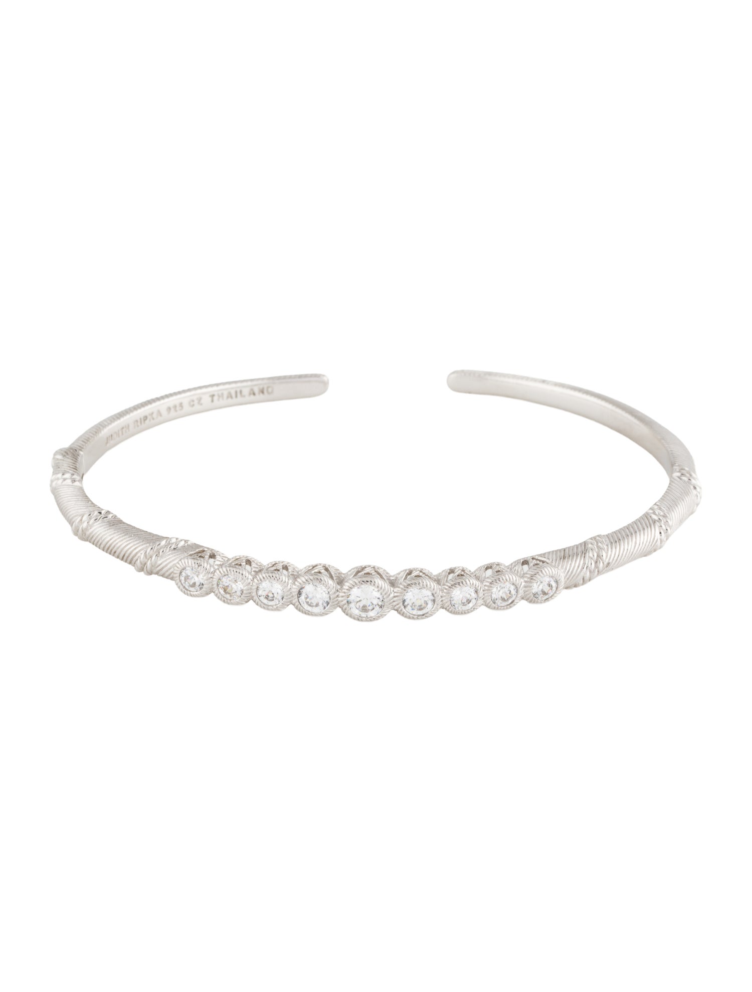 Judith Ripka Cubic Zirconia Cuff Bracelet