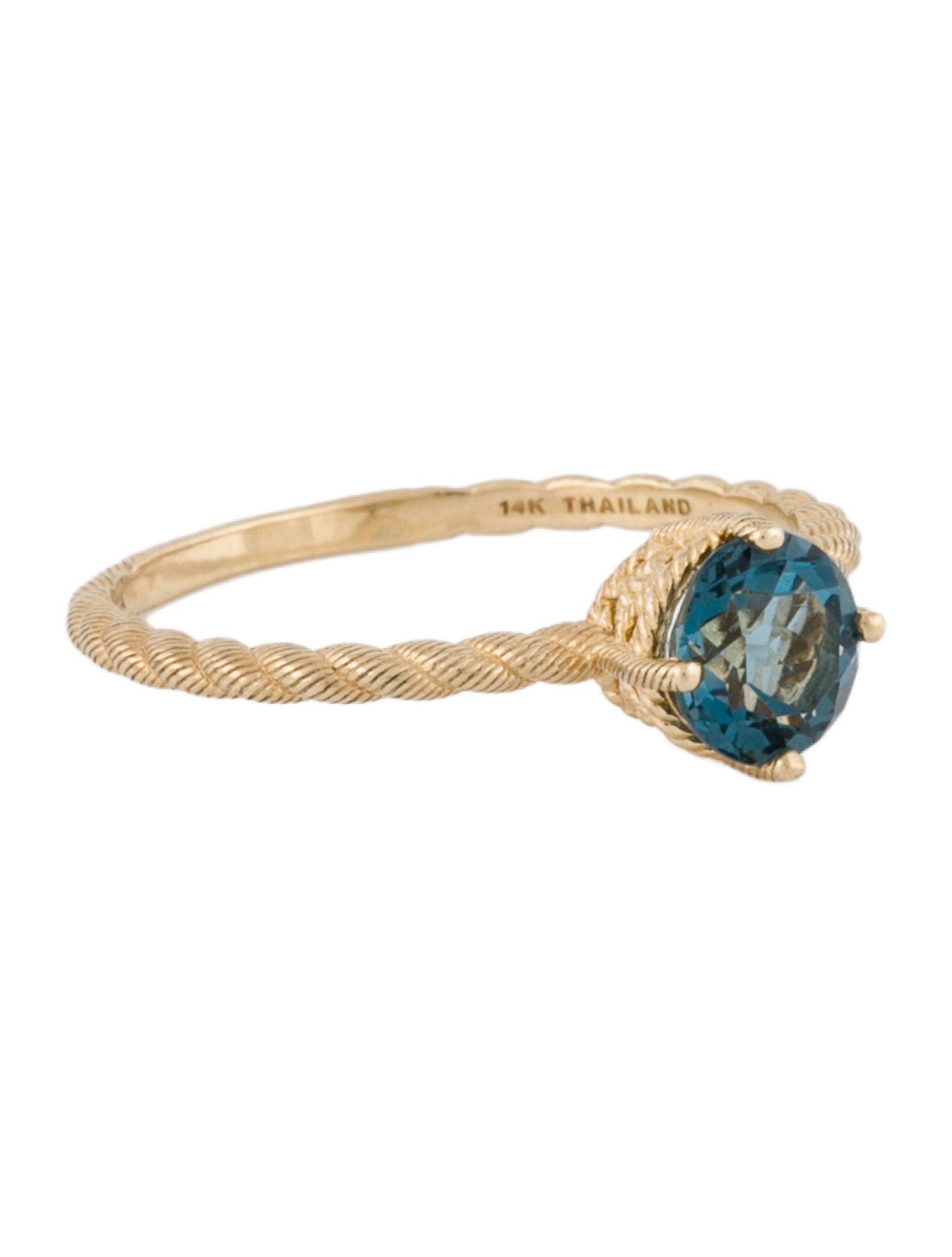 Judith Ripka 14K Topaz Cocktail Ring