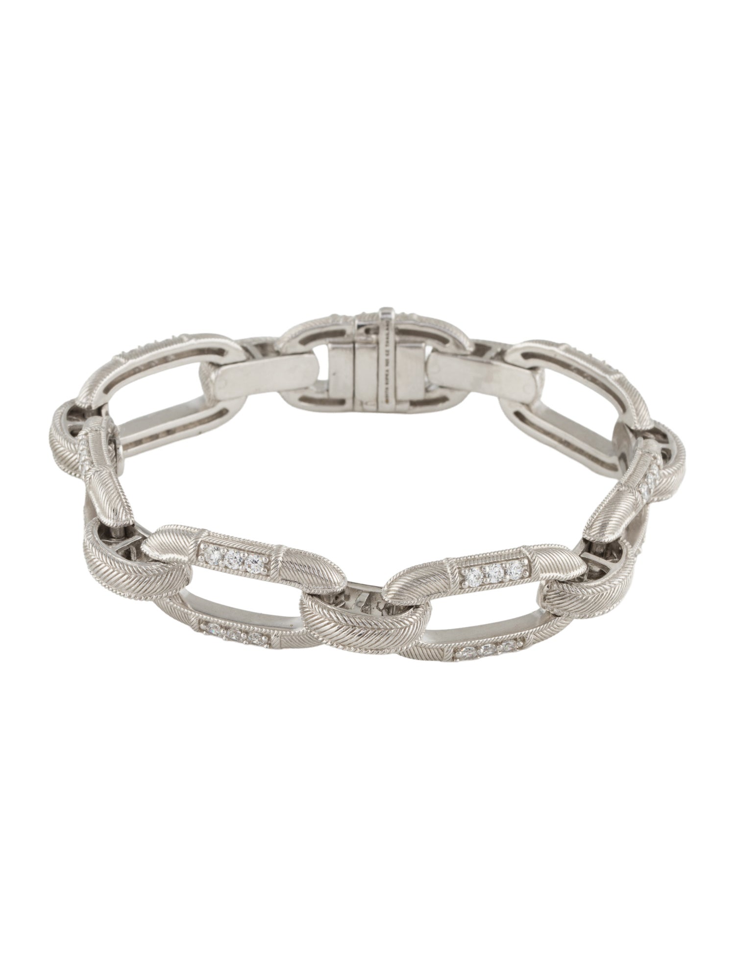 Judith Ripka Cubic Zirconia Link Bracelet