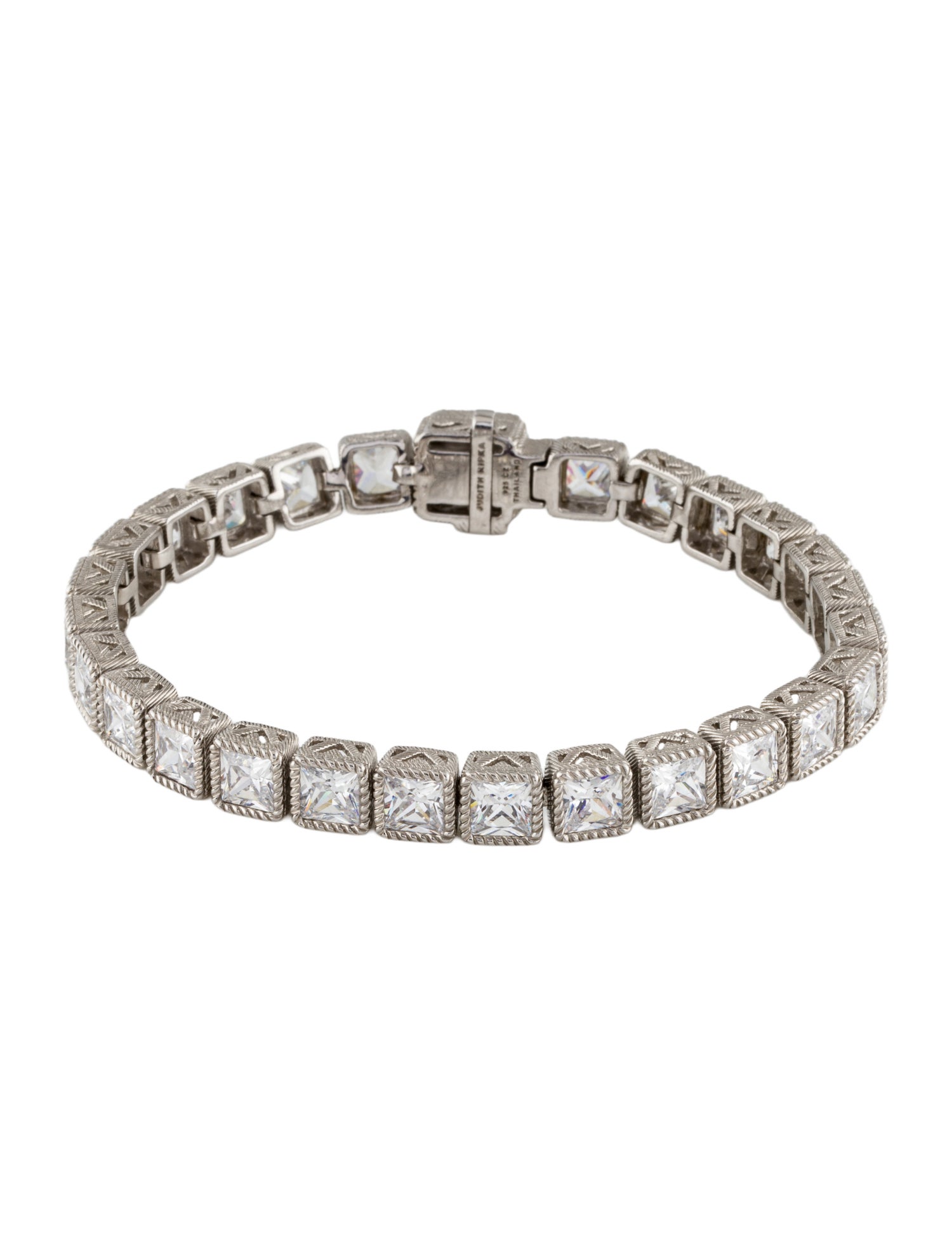Judith Ripka Cubic Zirconia Link Bracelet