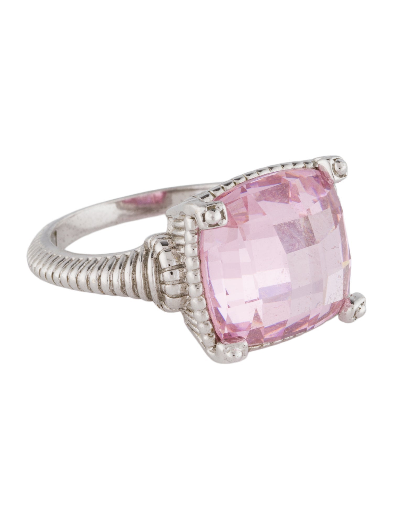 Judith Ripka Cubic Zirconia La Petite Cocktail Ring