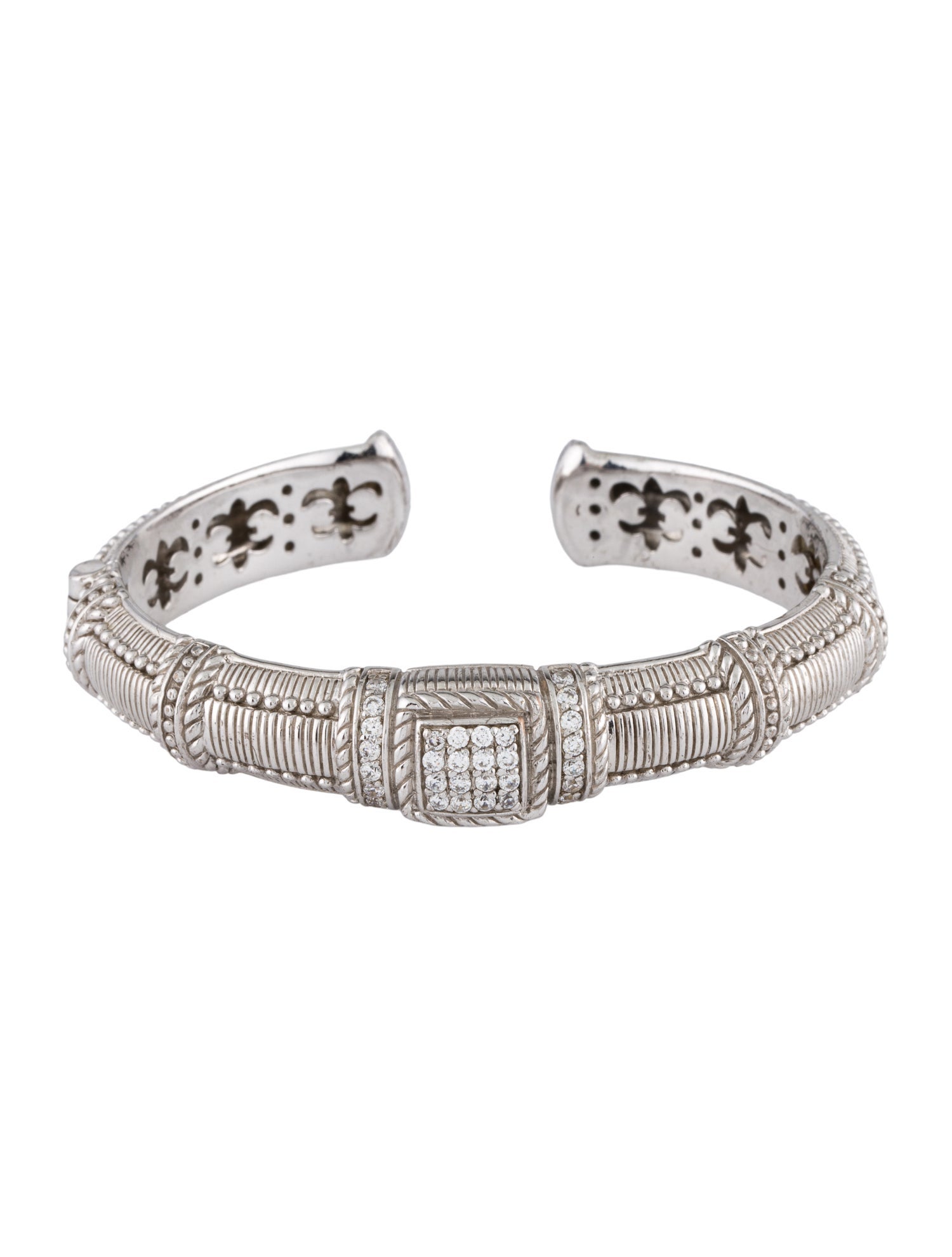 Judith Ripka Cubic Zirconia Cuff Bracelet