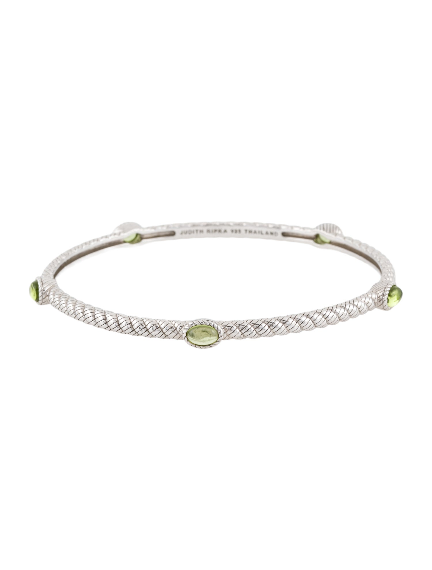 Judith Ripka Peridot Bangle Bracelet