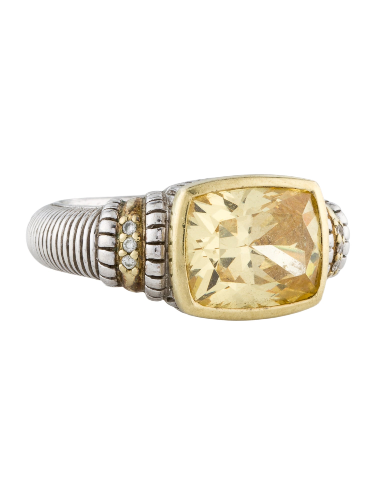 Judith Ripka Cubic Zirconia Cocktail Ring