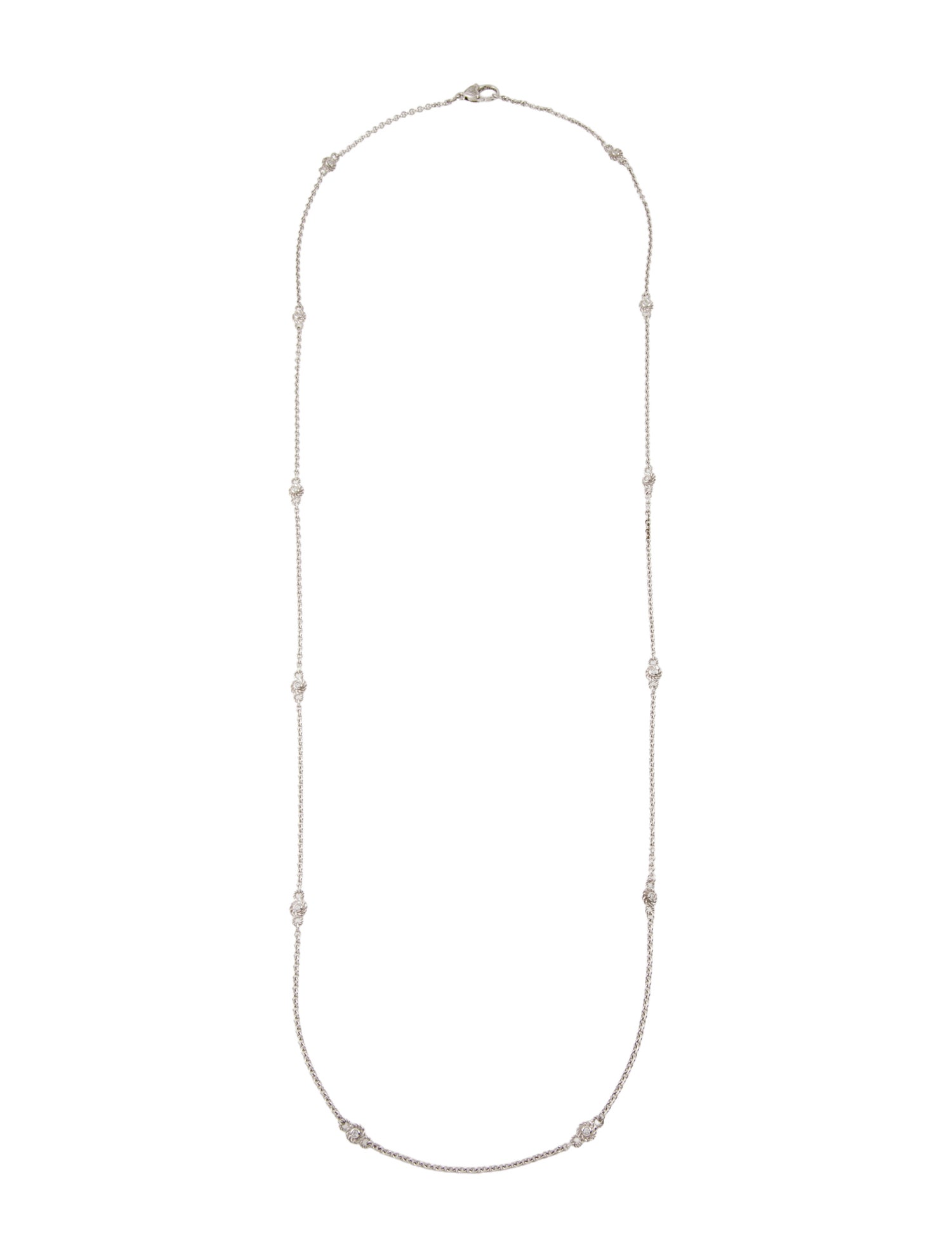 Judith Ripka Cubic Zirconia Station Necklace