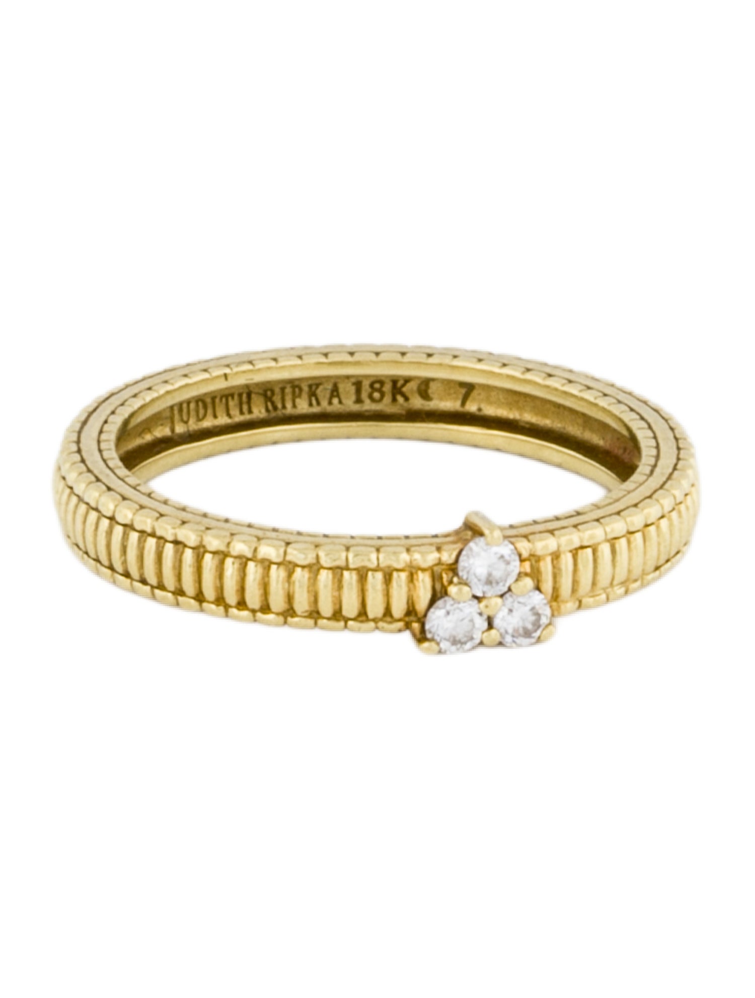 Judith Ripka 18K Diamond Band