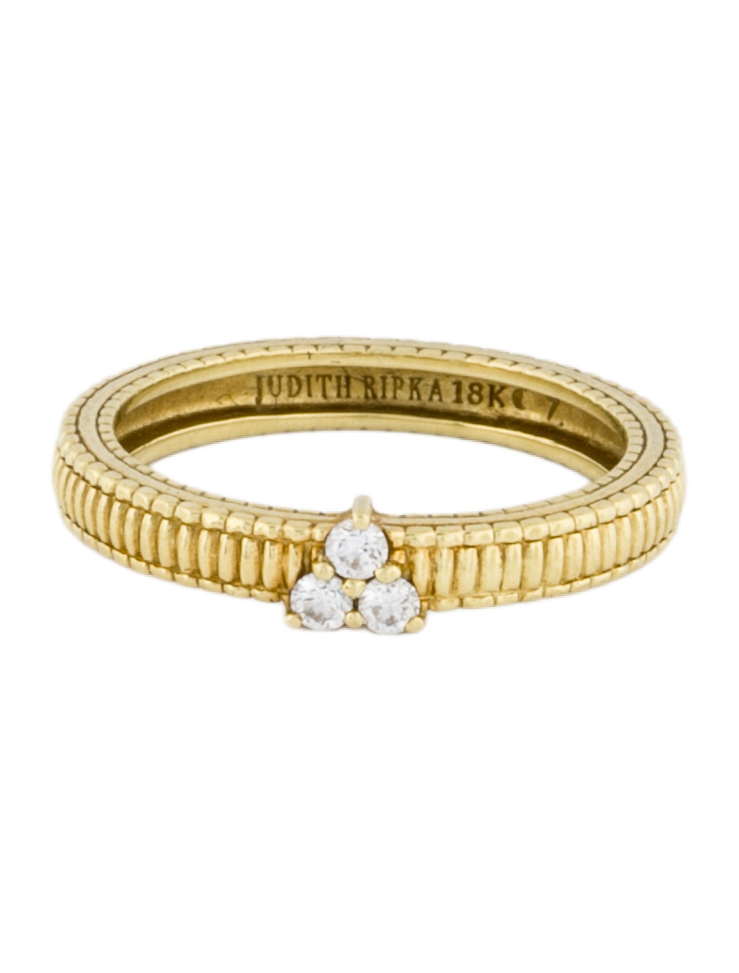 Judith Ripka 18K Diamond Band
