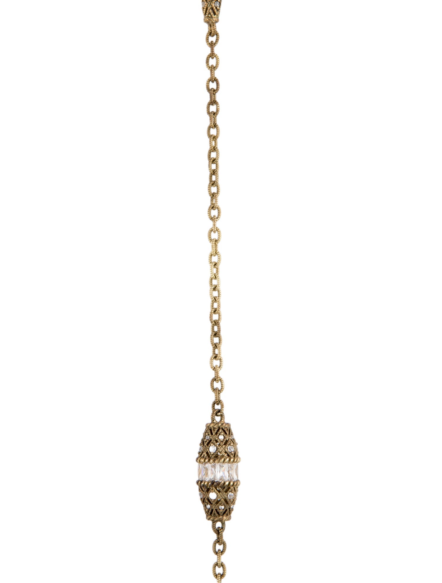Judith Ripka Cubic Zirconia Station Necklace
