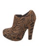 Jerome C. Rousseau Ponyhair Animal Print Boots