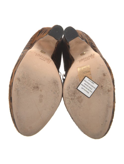 Jerome C. Rousseau Ponyhair Animal Print Boots