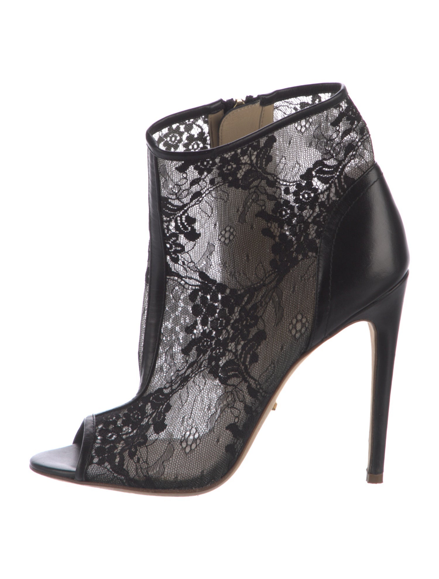 Jerome C. Rousseau Lace Lace Pattern Boots
