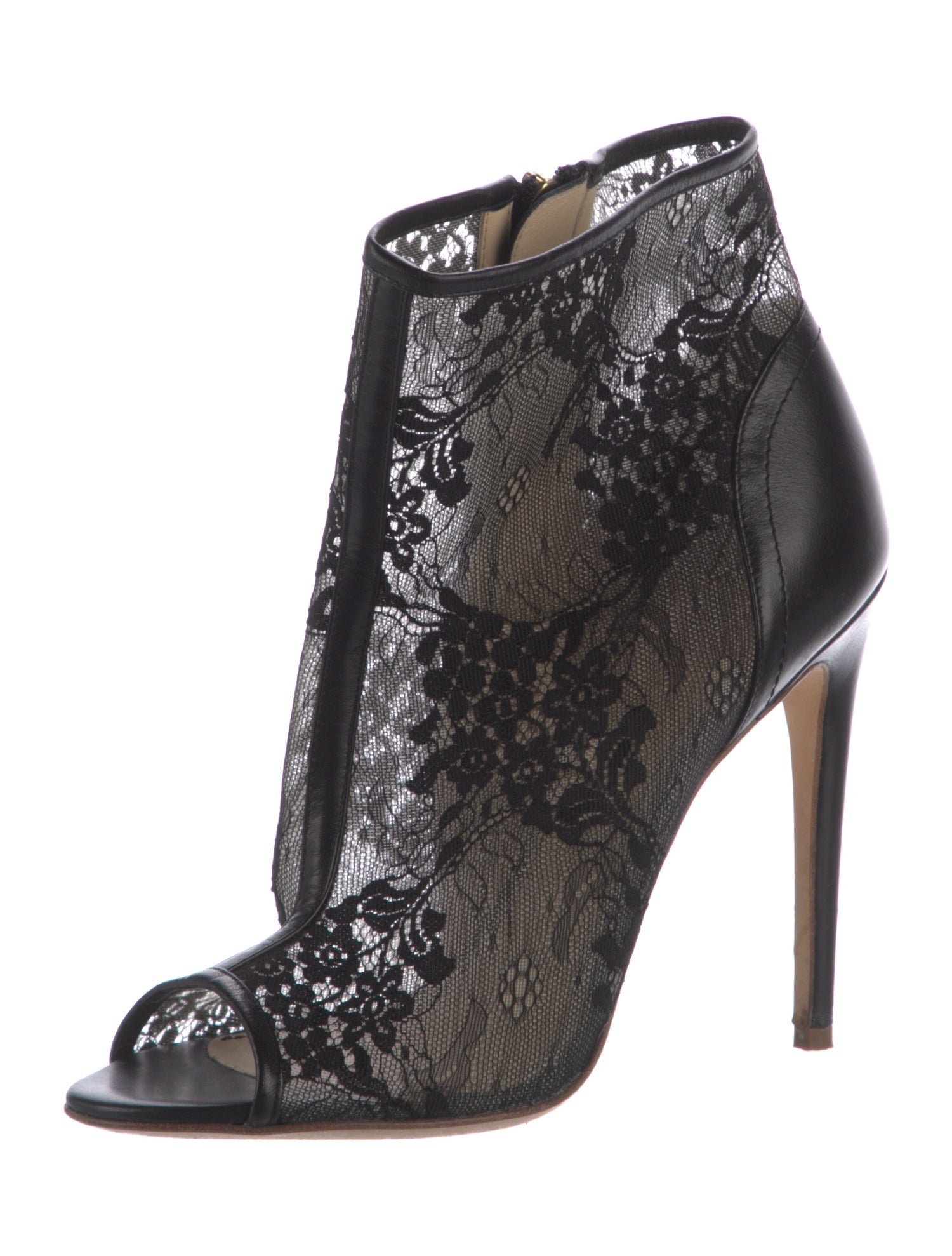 Jerome C. Rousseau Lace Lace Pattern Boots