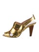 Jerome C. Rousseau Leather T-Strap Pumps