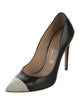 Jerome C. Rousseau Leather Slingback Pumps