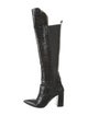 Jerome C. Rousseau Embossed Leather Boots