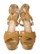 Jerome C. Rousseau Patent Leather Sandals