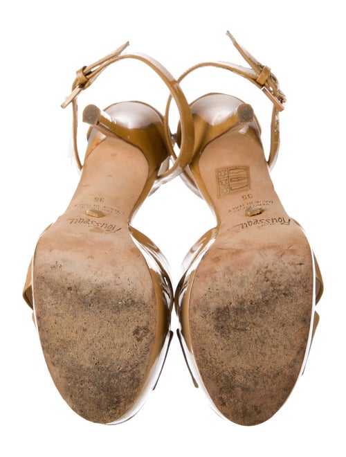 Jerome C. Rousseau Patent Leather Sandals