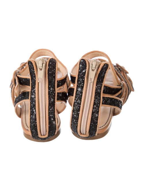 Jerome C. Rousseau Leather Gladiator Sandals