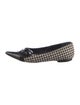 Jerome C. Rousseau Velvet Printed Flats