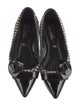 Jerome C. Rousseau Velvet Printed Flats
