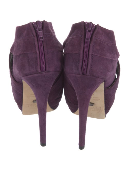 Jerome C. Rousseau Suede Cutout Accent Pumps