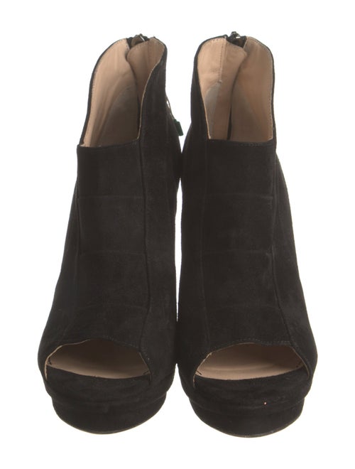 Jerome C. Rousseau Suede Lace-Up Boots