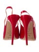 Jerome C. Rousseau Patent Leather Slingback Pumps