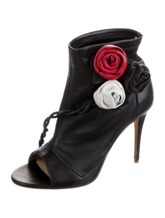 Jerome C. Rousseau Leather Braided Accents Sandals