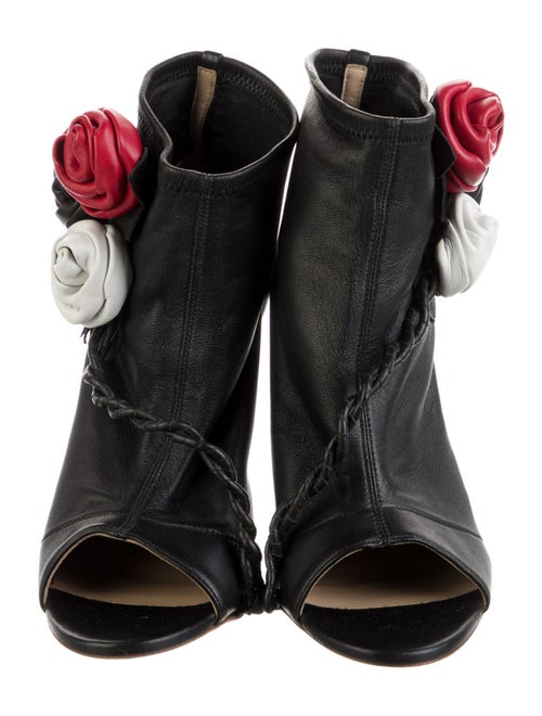 Jerome C. Rousseau Leather Braided Accents Sandals