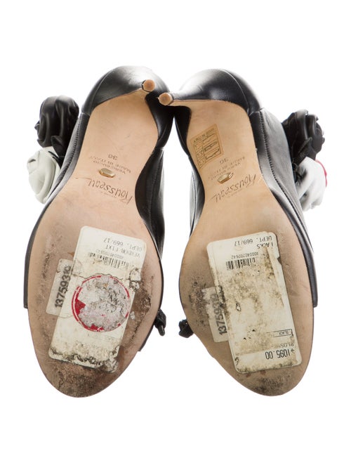 Jerome C. Rousseau Leather Braided Accents Sandals