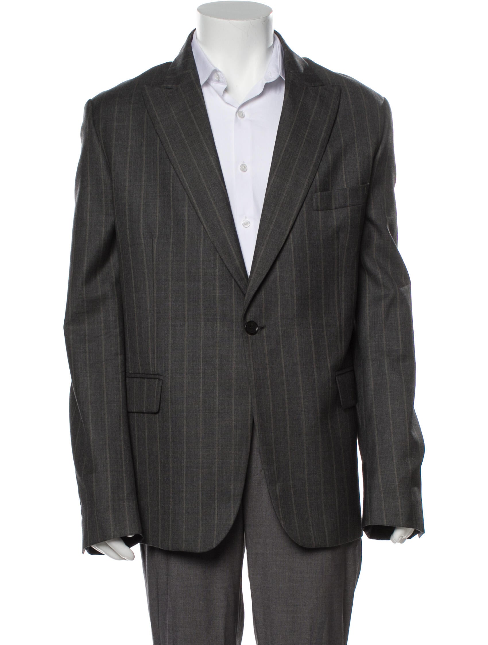 John Richmond Wool Striped Blazer