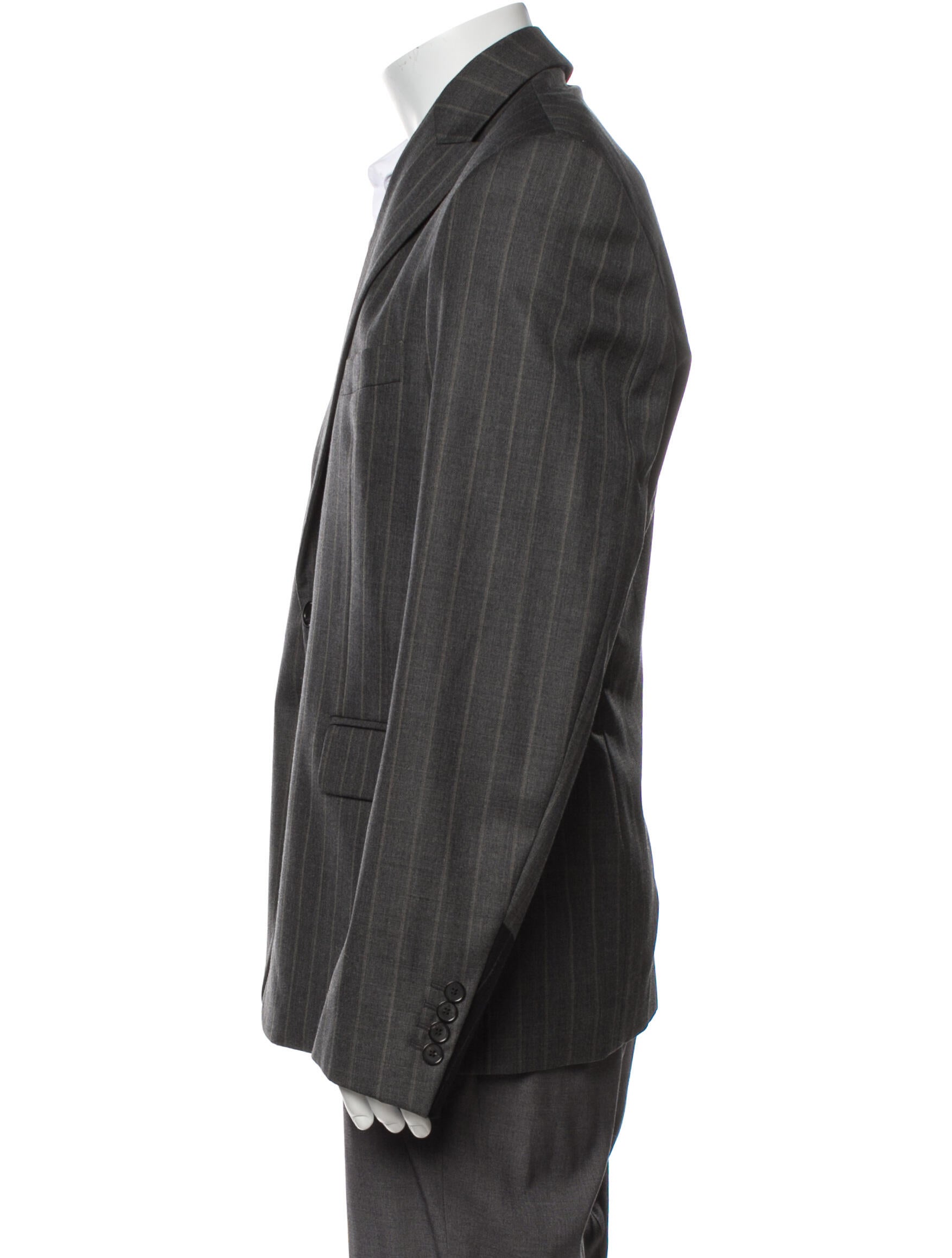 John Richmond Wool Striped Blazer
