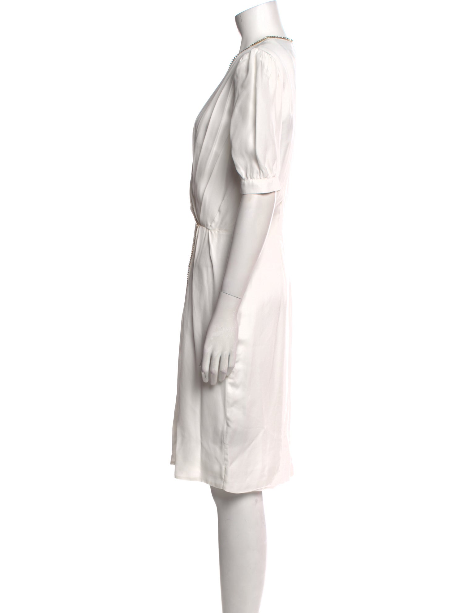 John Richmond V-Neck Knee-Length Dress