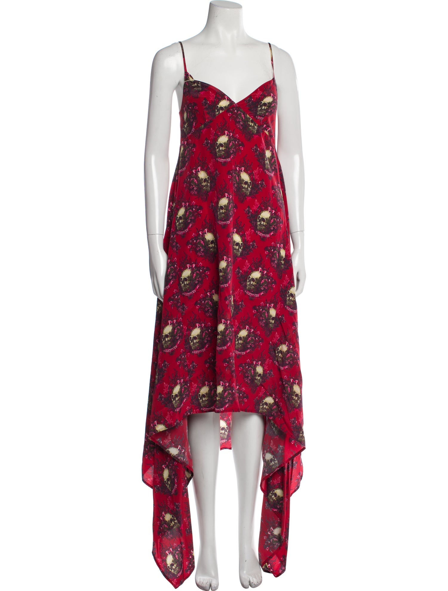 John Richmond Silk Long Dress w/ Tags