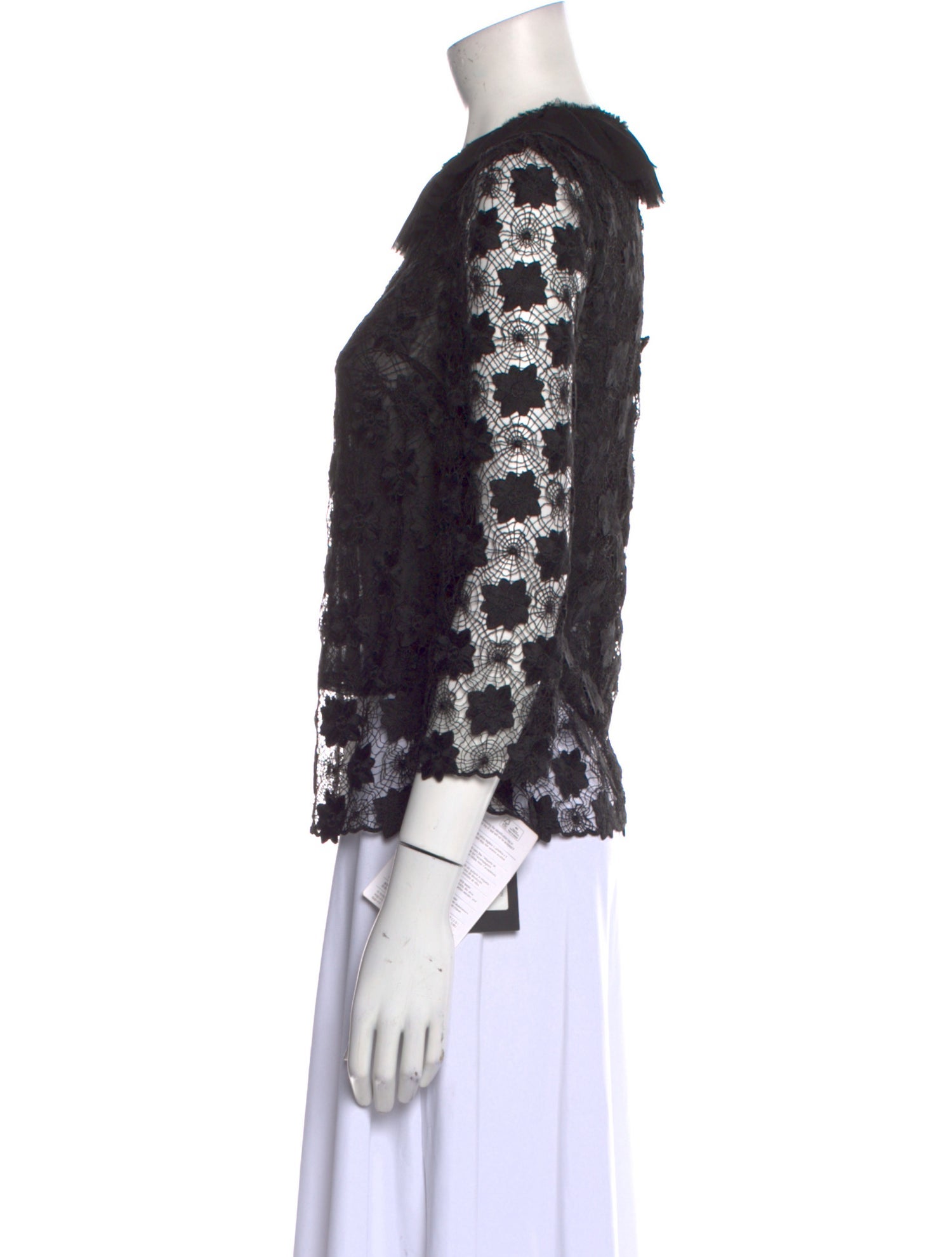 John Richmond Floral Print Crew Neck Blouse w/ Tags