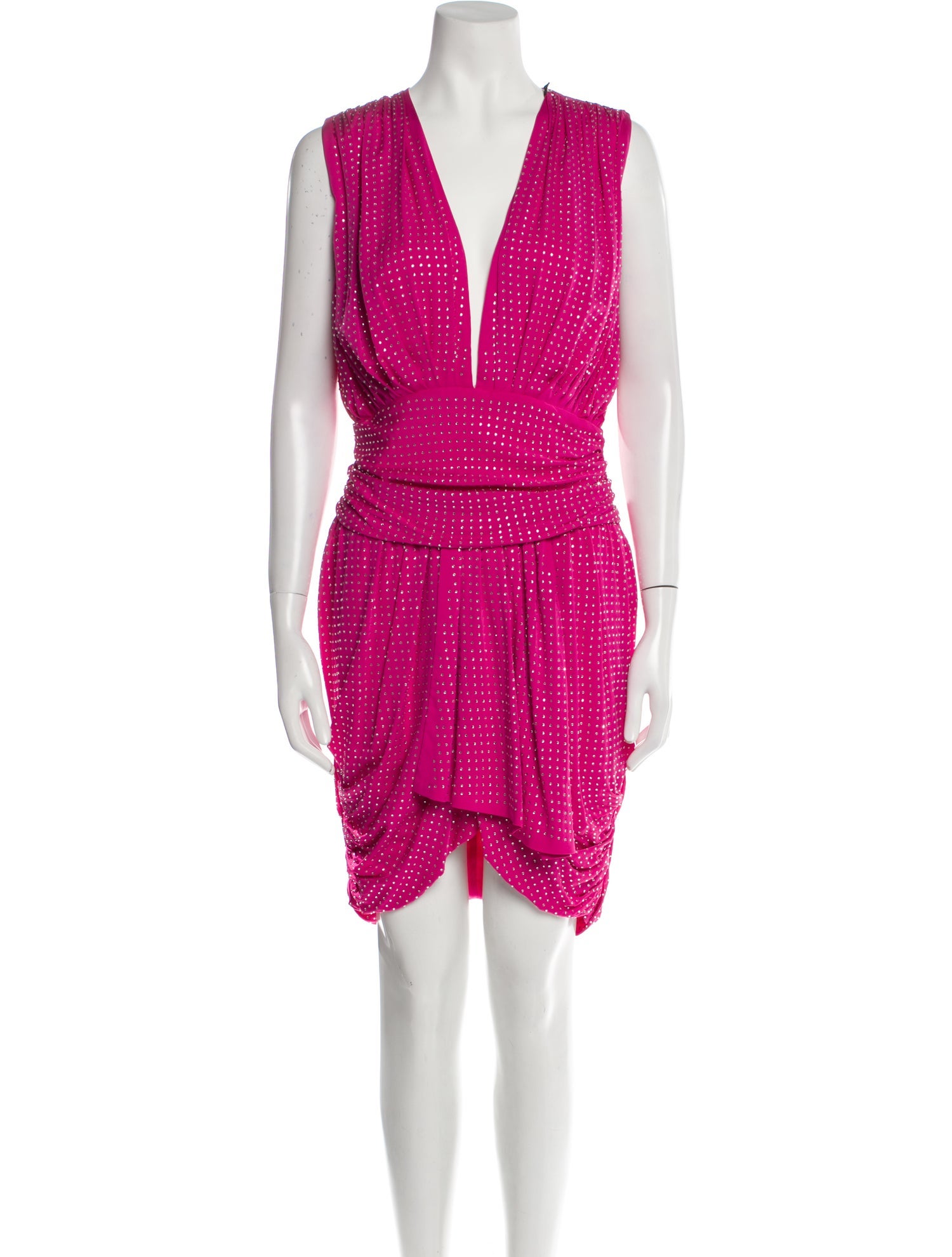 John Richmond Polka Dot Print Mini Dress w/ Tags