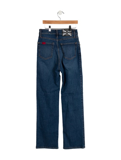 John Richmond High-Rise Wide Leg Jeans