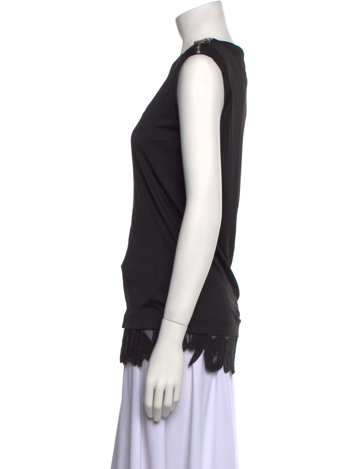 John Richmond Crew Neck Sleeveless Top w/ Tags