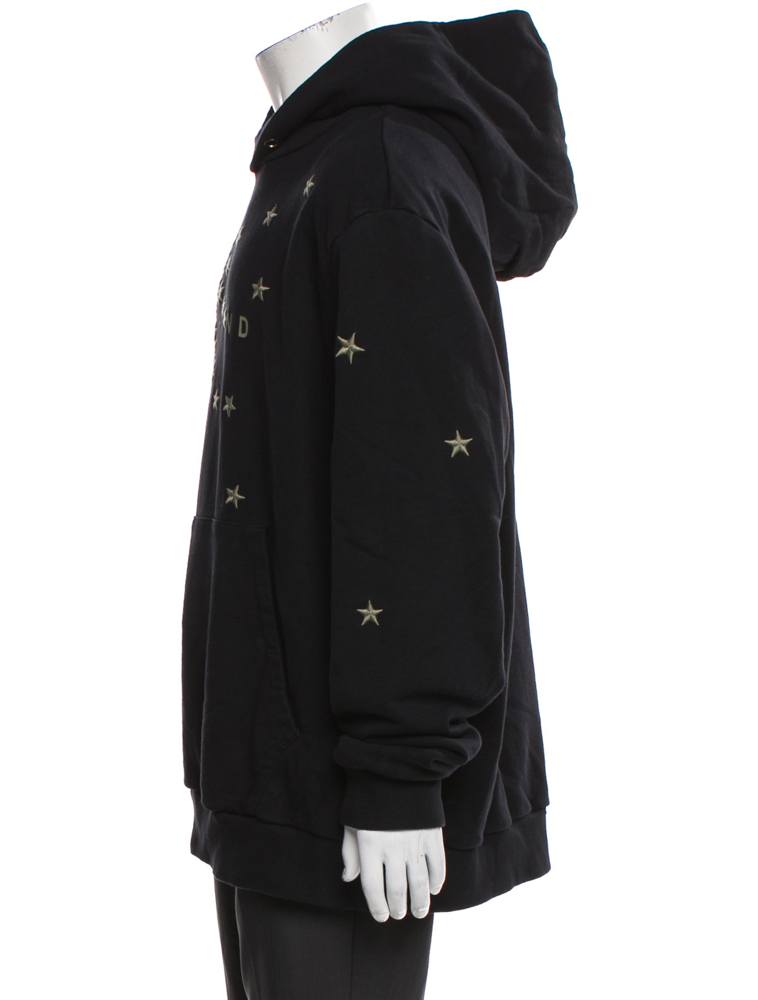 John Richmond Graphic Print Crew Neck Hoodie