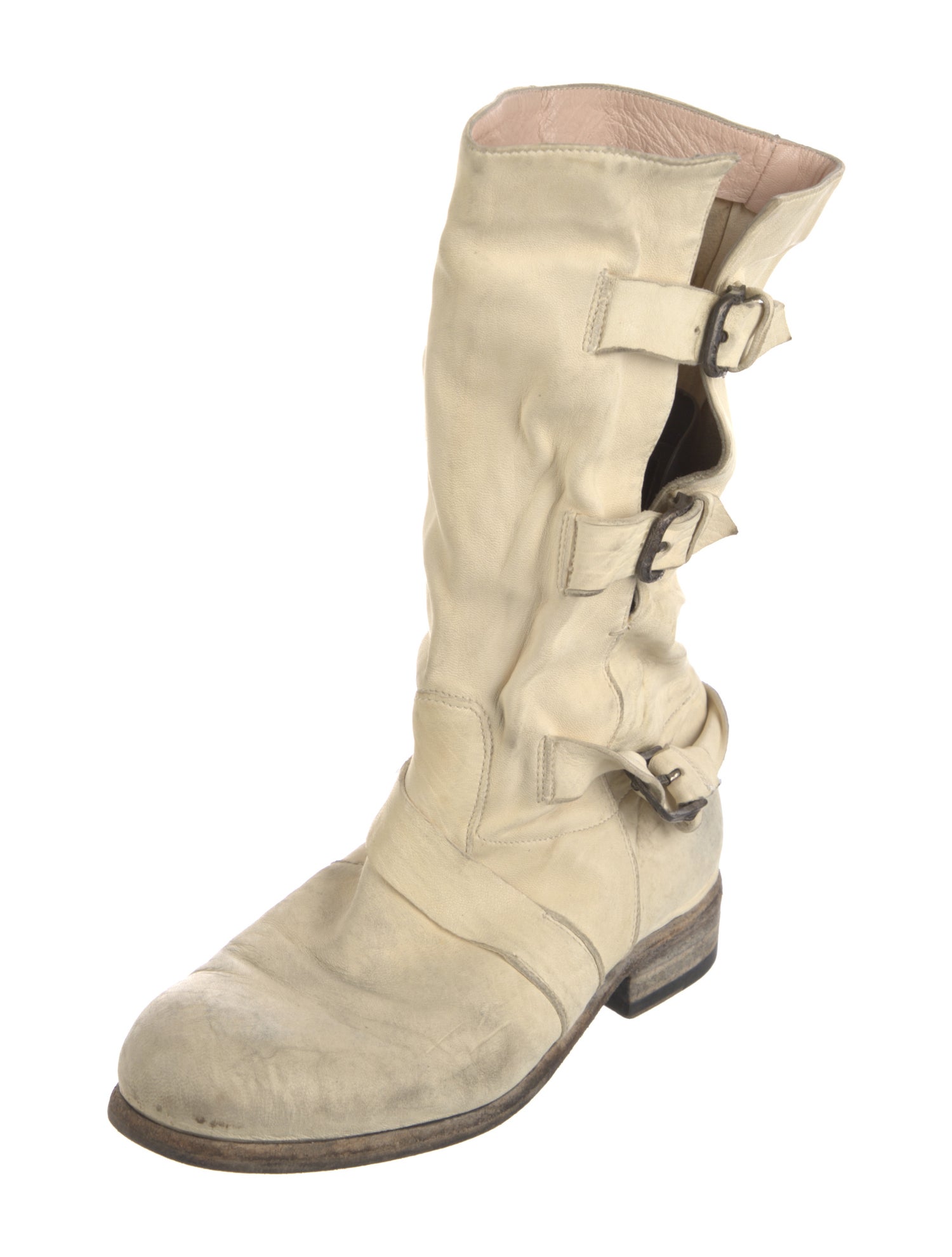 John Richmond Leather Moto Boots